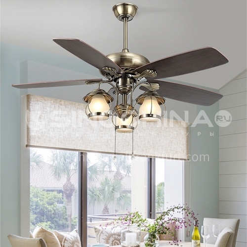 American simple retro fan lamp, bedroom, dining room and living room lamp-DSYF-SLY1094